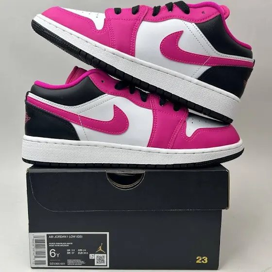 Air Jordan 1 Low Fierce Pink (GS) women’s sneakers
