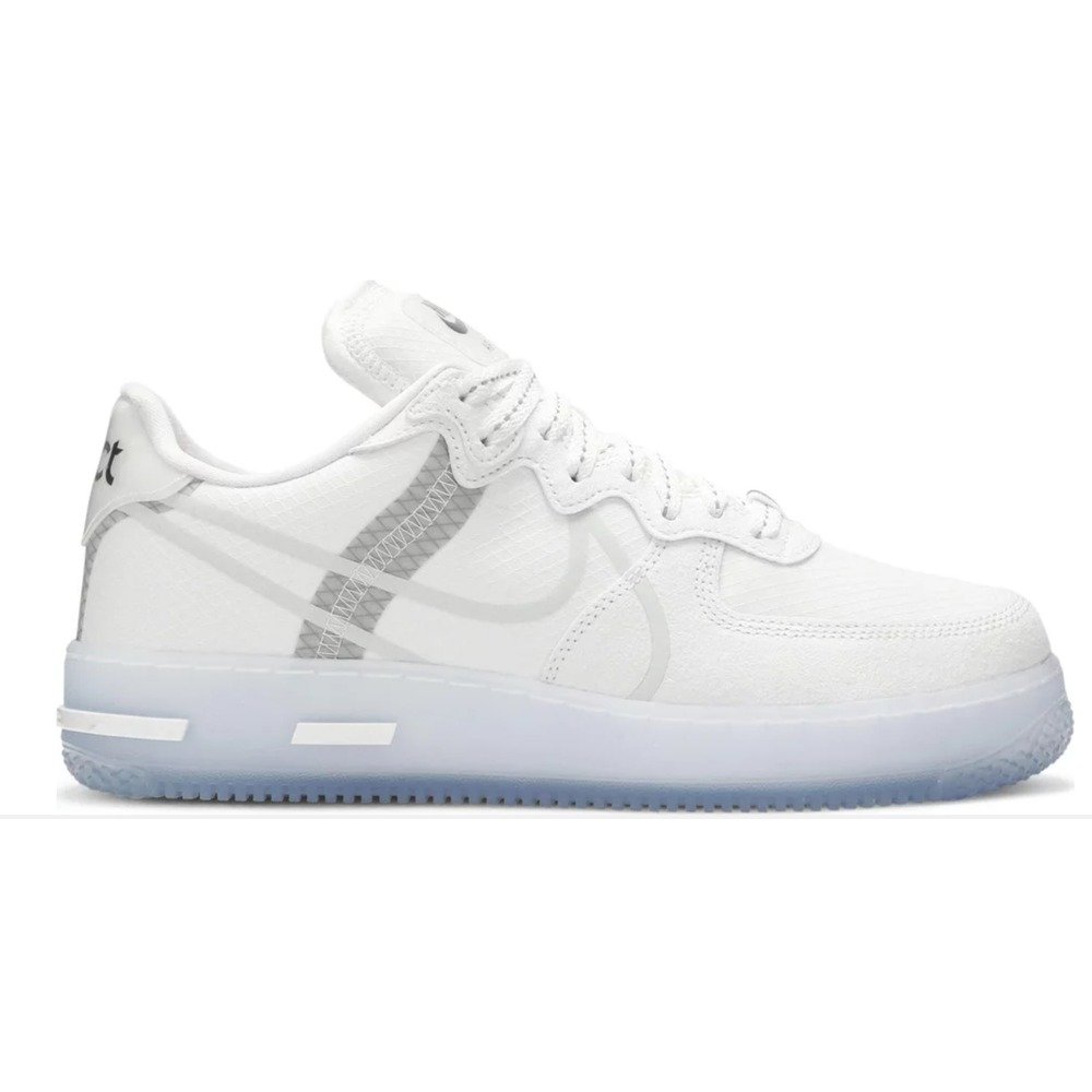 Air Force 1 React QSWhite/ Light Bone-Sail-Rush Coral sneakers