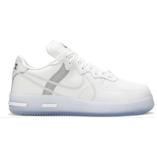 Air Force 1 React QSWhite/ Light Bone-Sail-Rush Coral sneakers
