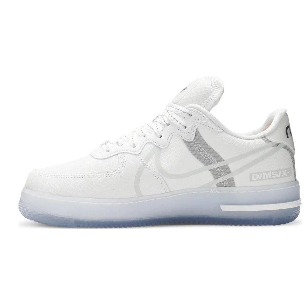 Air Force 1 React QSWhite/ Light Bone-Sail-Rush Coral sneakers