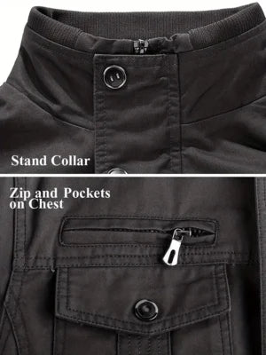 Durable Zip-Up Jacket With Ultra-Lightweight