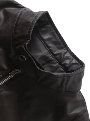 Autumn and Winter New Big Size Men’s Leather Jacket