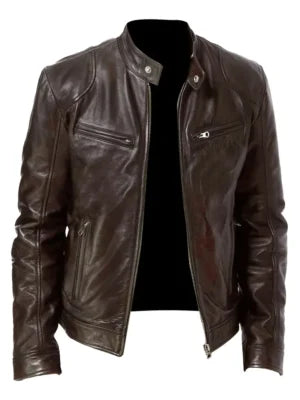 Autumn and Winter New Big Size Men’s Leather Jacket