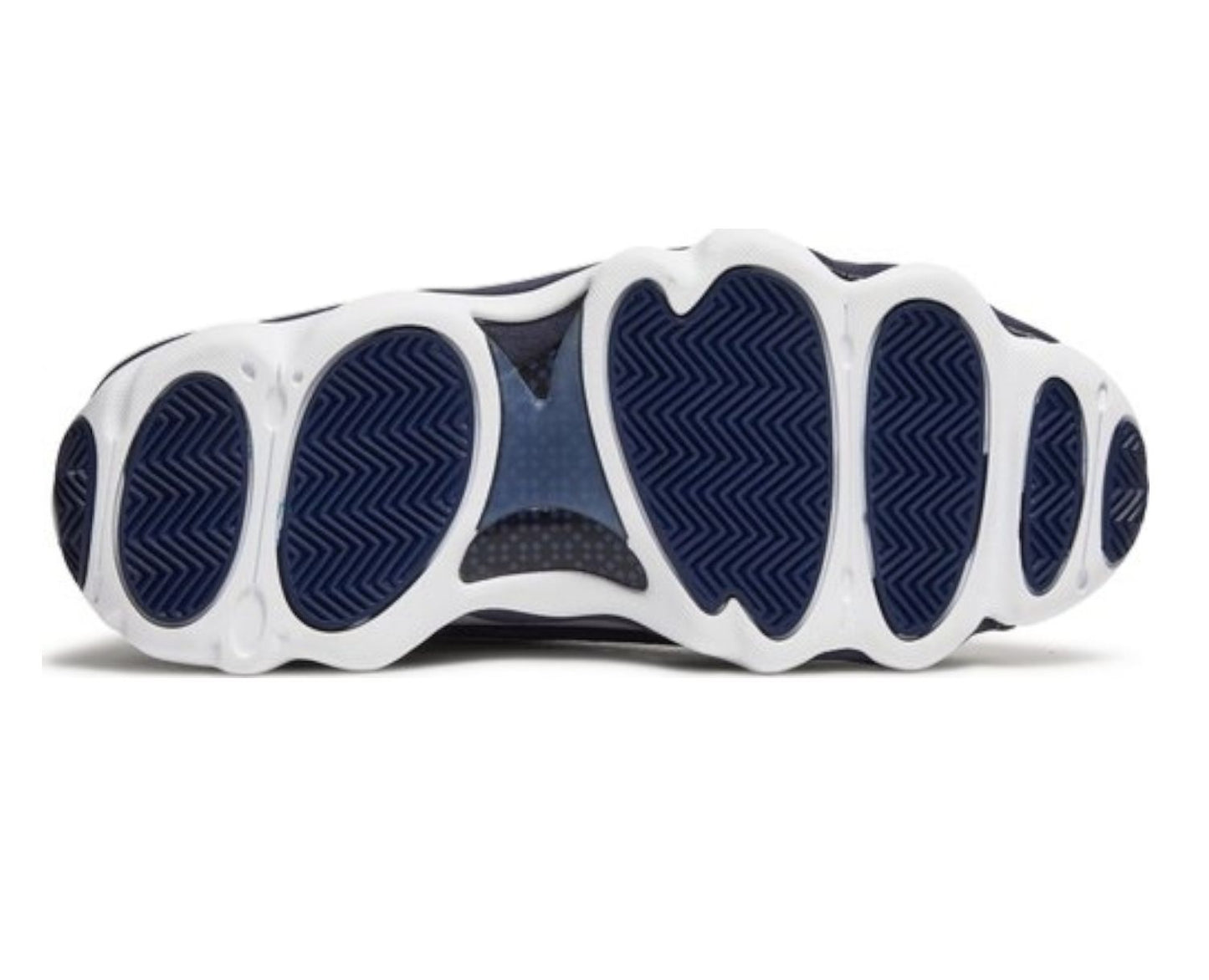 Men’s Jordan Pro strong white “Midnight Navy” basketball sneakers